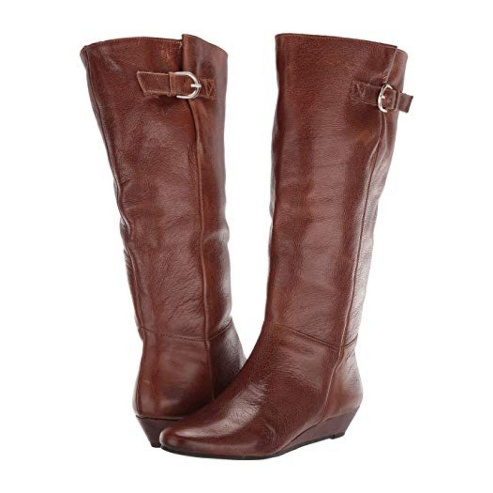 Steve Madden Intyce Wide Calf Brown Boots